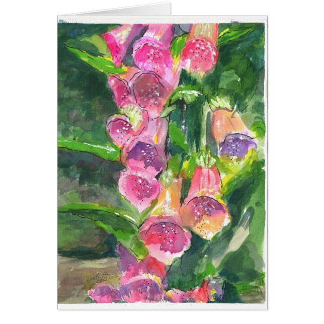Fleurs de gant de Fox (Devant)