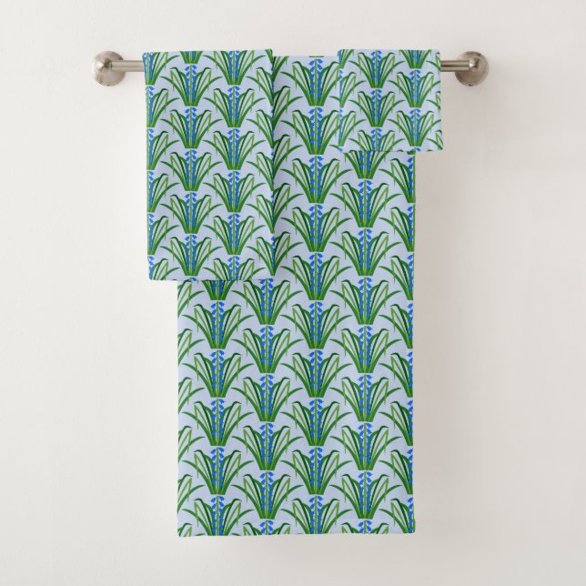Fleurs de Jacinthe Bleu Garçon Printemps Motif (En situation)