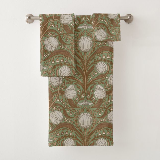 Fleurs de jardin printanier sur sauge (En situation)