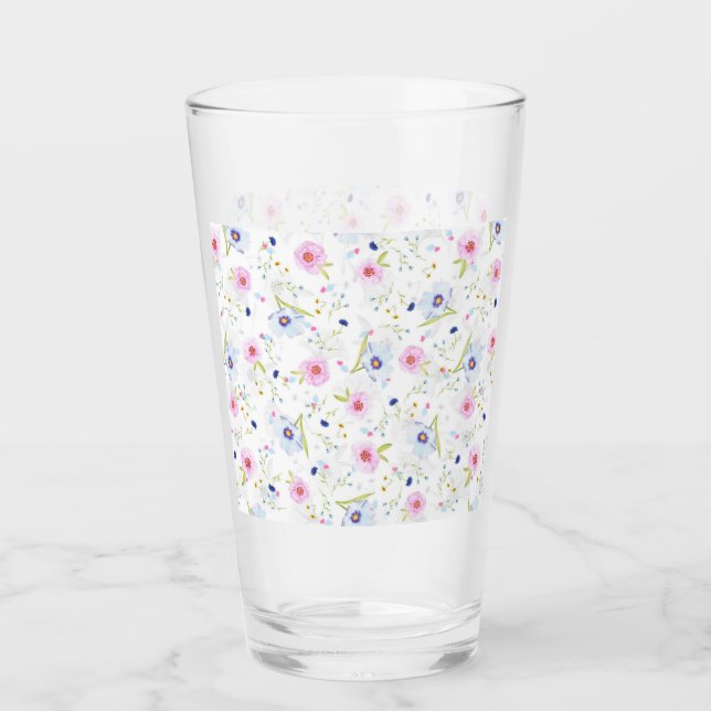 Fleurs de jardin printanières Verre Motif (Devant)