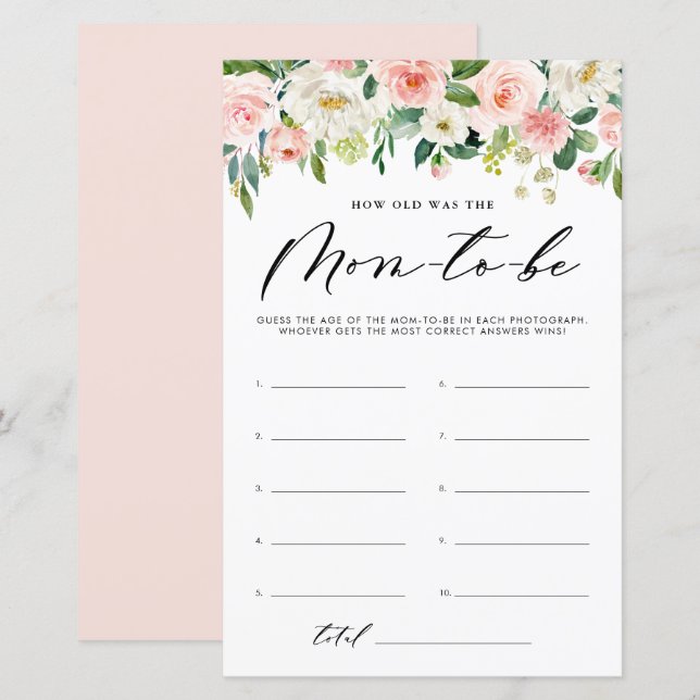 Fleurs De Jardin Quel Âge A Été Le Jeu De Douche M (Devant / Derrière)