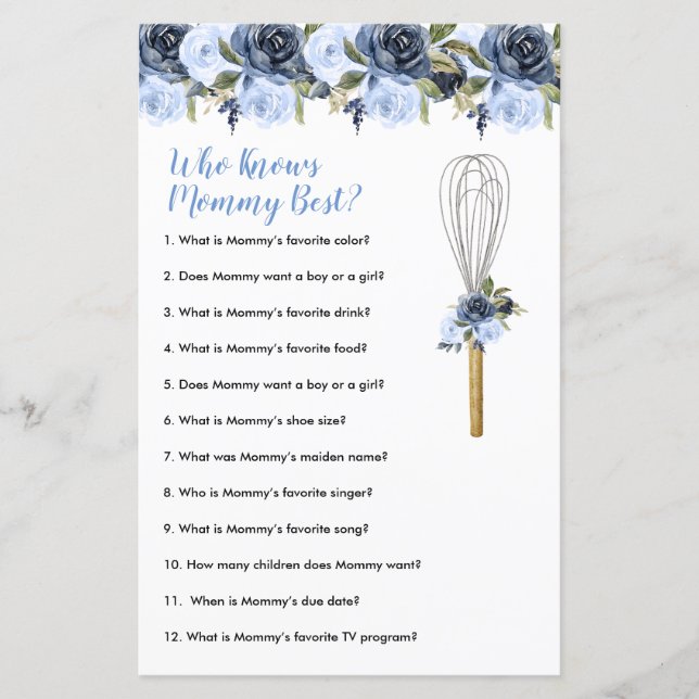 Fleurs de la Marine Qui Connaît Maman Meilleure Ve (Devant)