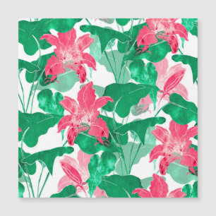 Fleurs de la nature colorée Motif Feuille