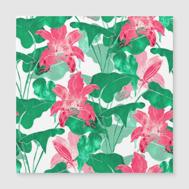 Fleurs de la nature colorée Motif Feuille (Devant)