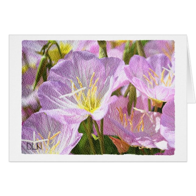 Fleurs de lavande/Art Floral/Aquarelle (Devant Horizontal)