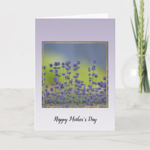 Fleurs de lavande violette Cartes de beaux moments