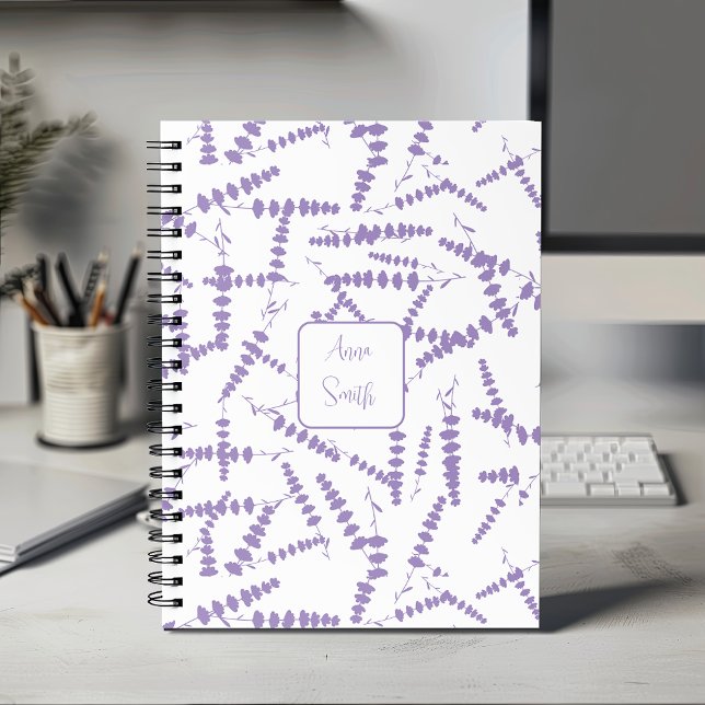 Fleurs de lavande violette _ Modèle floral Script (Créateur téléchargé)