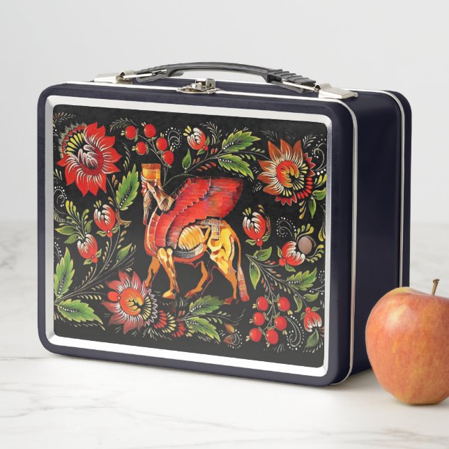 Fleurs de Lunchbox en métal Lamassu (En situation)