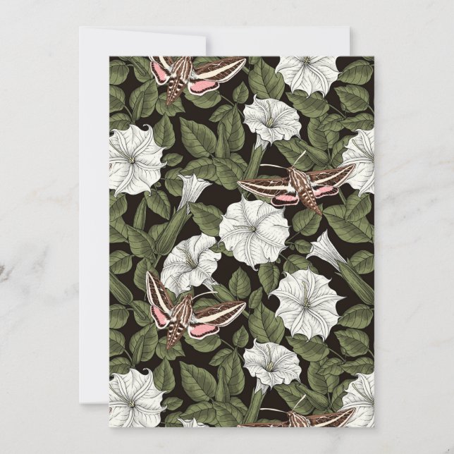 Fleurs de lune et sphinx Mois (Devant)