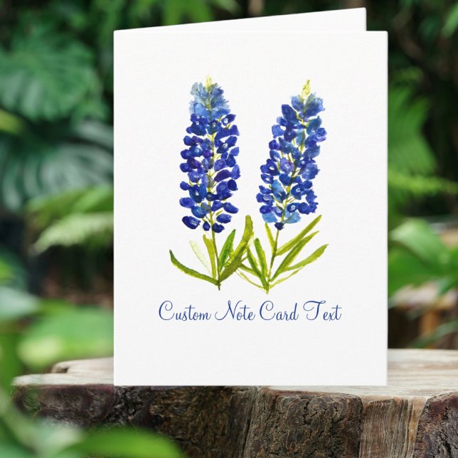 Fleurs de Lupin Bleu Texas Art Élégant  (Créateur téléchargé)