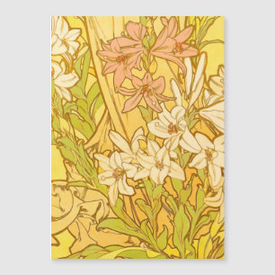 fleurs de lys Art nouveau d'Alphonse Mucha