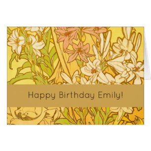 fleurs de lys Art nouveau d'Alphonse Mucha