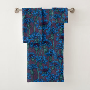 Fleurs de maïs bleues, fleurs sauvages