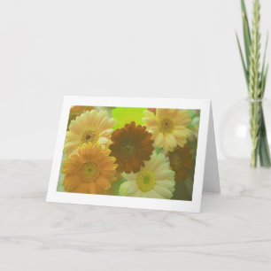 Fleurs de marguerite jaune Note photo ou Cartes de
