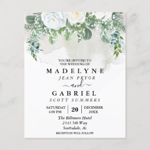 Fleurs de mariage budget Fleur blanche d'Eucalyptu