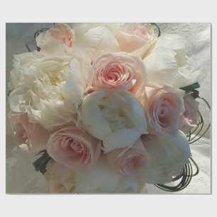 Fleurs de mariage Papier à enveloppement cadeau