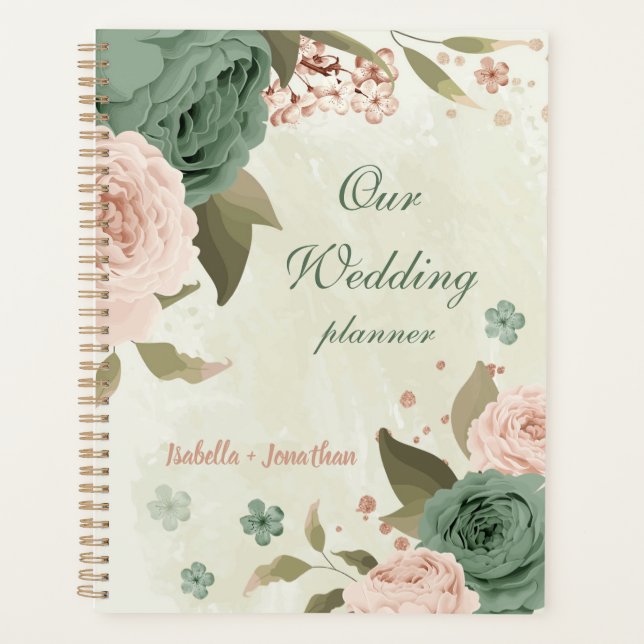 fleurs de mariage vert sauge blush (Devant)