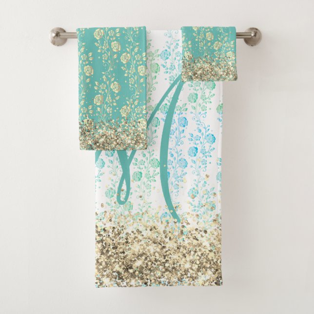 Fleurs de monographie sur Turquoise (En situation)