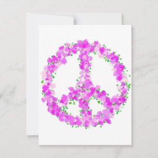 Fleurs de paix violette