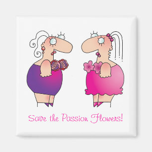 FLEURS DE PASSION ! Aimant de conscience de cancer