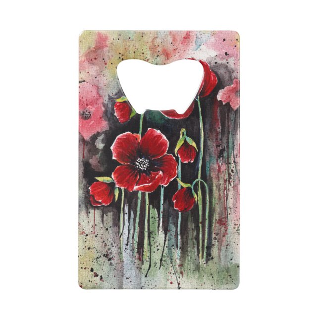 Fleurs De Pavot En Aquarelle (Devant)