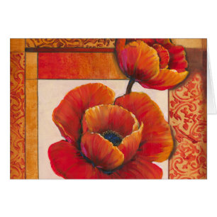Fleurs de pavot sur l'arrière - plan bronzage et