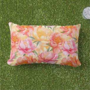 Fleurs de pivoine Coussin d'accissement extérieur
