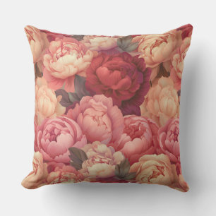 Fleurs de pivoines Coussin extérieur