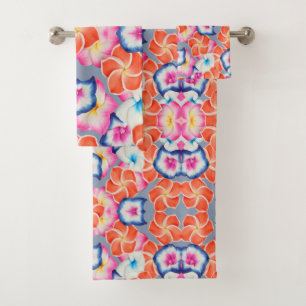 Fleurs de Plumeria Tropicales Motif X 