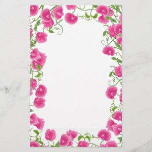 Fleurs de pois doux Papeterie