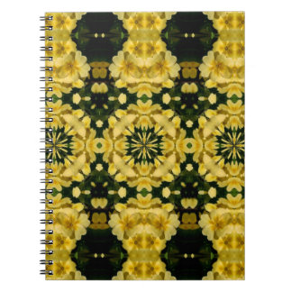 Fleurs de Primrose Jaune Carnet d'art Abstrait