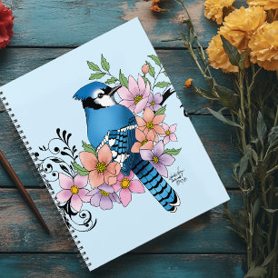 Fleurs de printemps bleu Jay