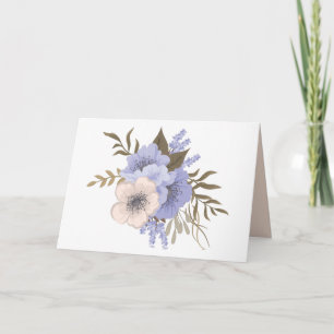 fleurs de printemps carte de voeux