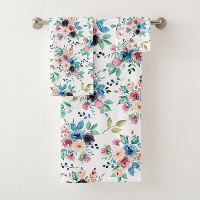 Fleurs de printemps colorées Motif (En situation)