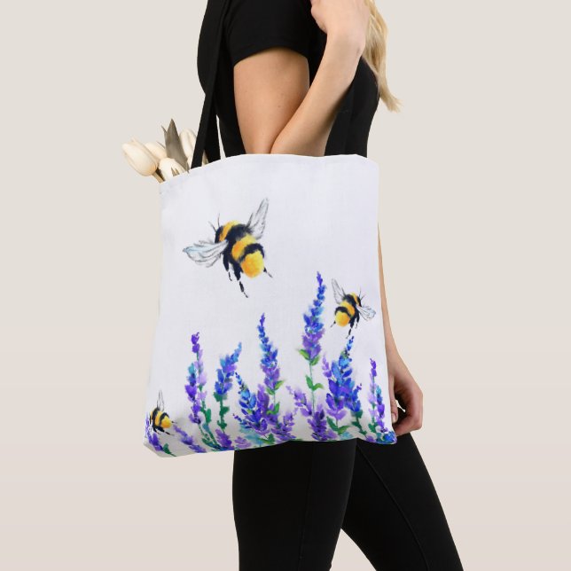 Fleurs de printemps du Sac fourre-tout d'abeilles (De près)