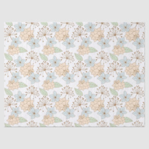 fleurs de printemps en papier de soie 