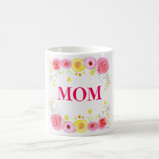 Fleurs de printemps Fête des mères Mug blanc