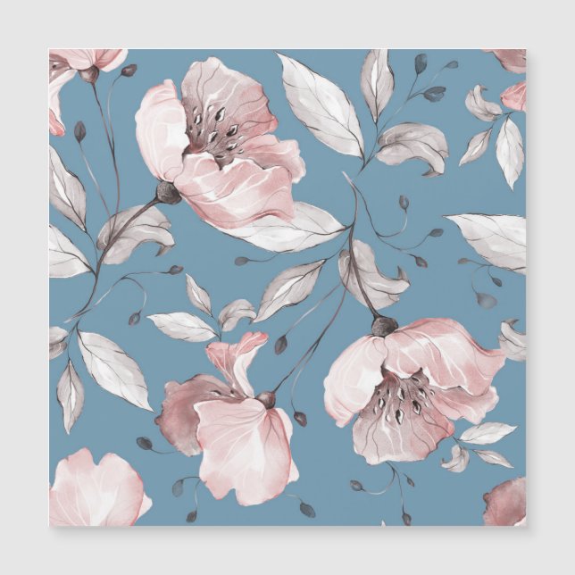 Fleurs de printemps, feuille, design transparent (Devant)