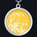 Fleurs de printemps jaunes Collier d'argent<br><div class="desc">Belle Fleurs De Printemps Jaune Collier D'Argent Sterling. C'est un cadeau d'anniversaire ou de vacances. Grand comme une faveur de mariage,  un cadeau mariage,  un cadeau d'anniversaire ou un cadeau de vacances.</div>