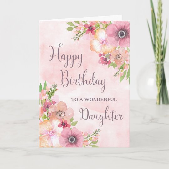 Fleurs De Printemps Roses Carte D Anniversaire Fil Zazzle Fr Fleurs De Printemps Roses Carte D Anniversaire Fil Zazzle Fr