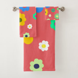 Fleurs de printemps Y2K Motif rétro