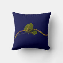 Fleurs de raisin - Coussin de la marine