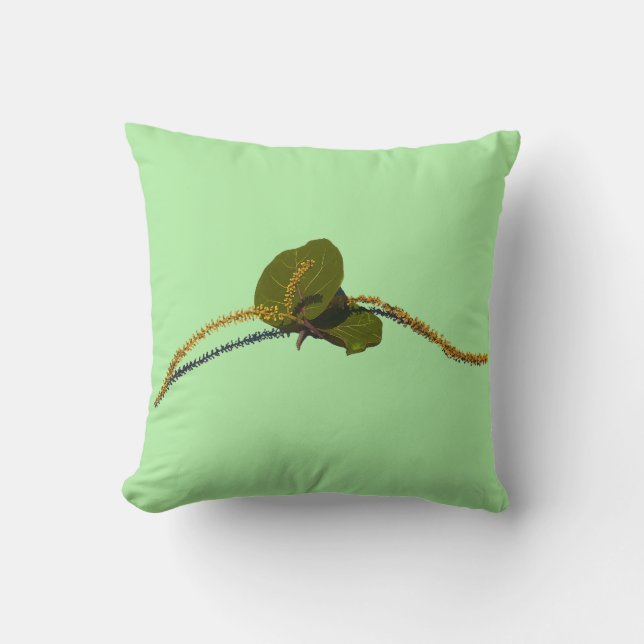 Fleurs de raisin - Oreiller à jet de chaux clé (Recto)