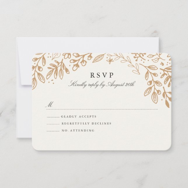 Fleurs de récolte RSVP (Devant)