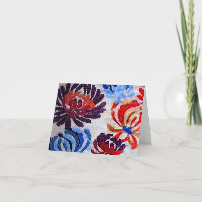 Fleurs de rencontre ~ Cartes / Invitations (Devant)