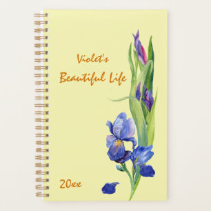 Fleurs de ressort d'aquarelle - Jaune Personnalis