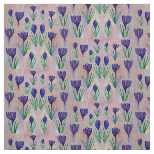 Fleurs de ressort, tissu pourpre d'illustration de