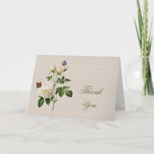 Fleurs de rose blanche vintage merci