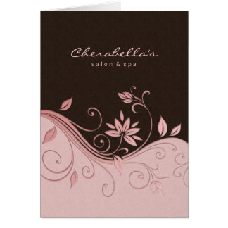 Fleurs de rose de carte de voeux de brochure de