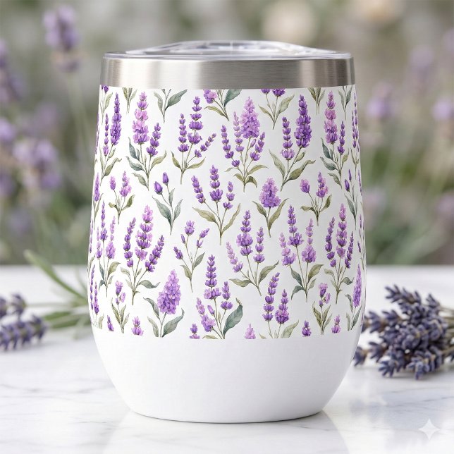 Fleurs de Sauge Violette Lavande Verte (Créateur téléchargé)
